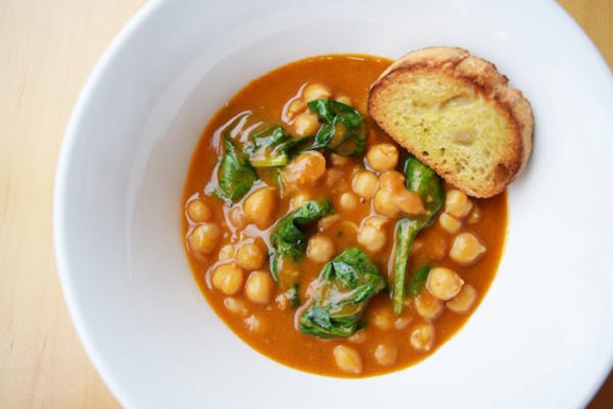 a bowl of food on a plate