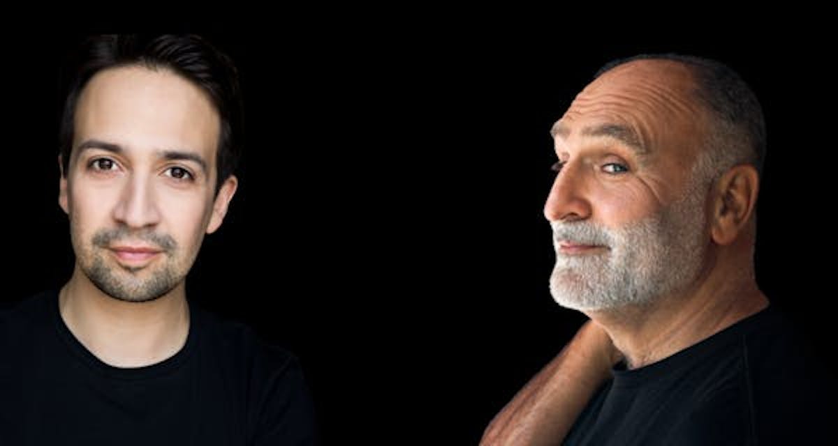 Lin-Manuel Miranda, Jose Andres are posing for a picture