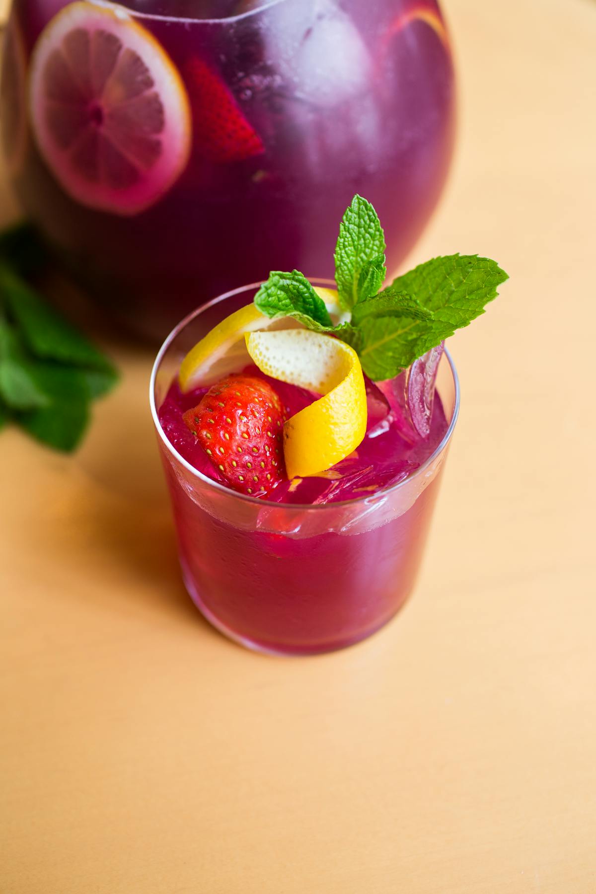 a bowl of fruit on a table