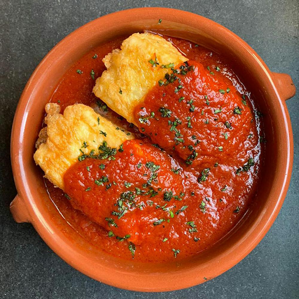 Bacalao Con Tomate