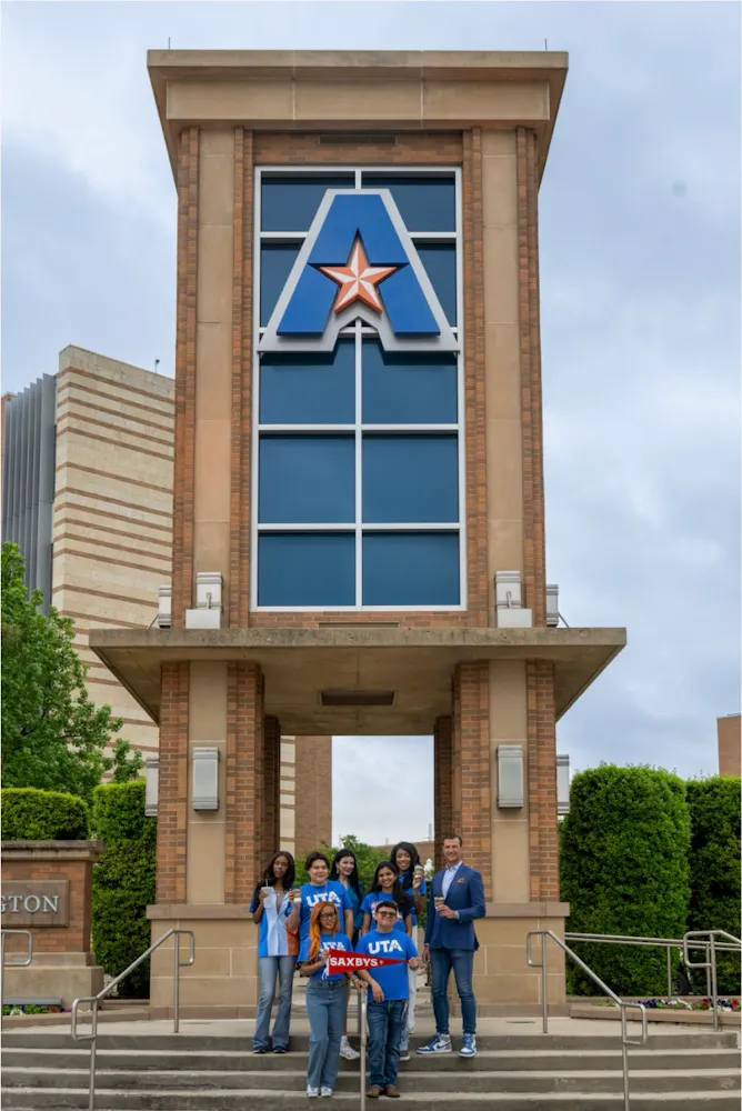 a group of people posing for a picture