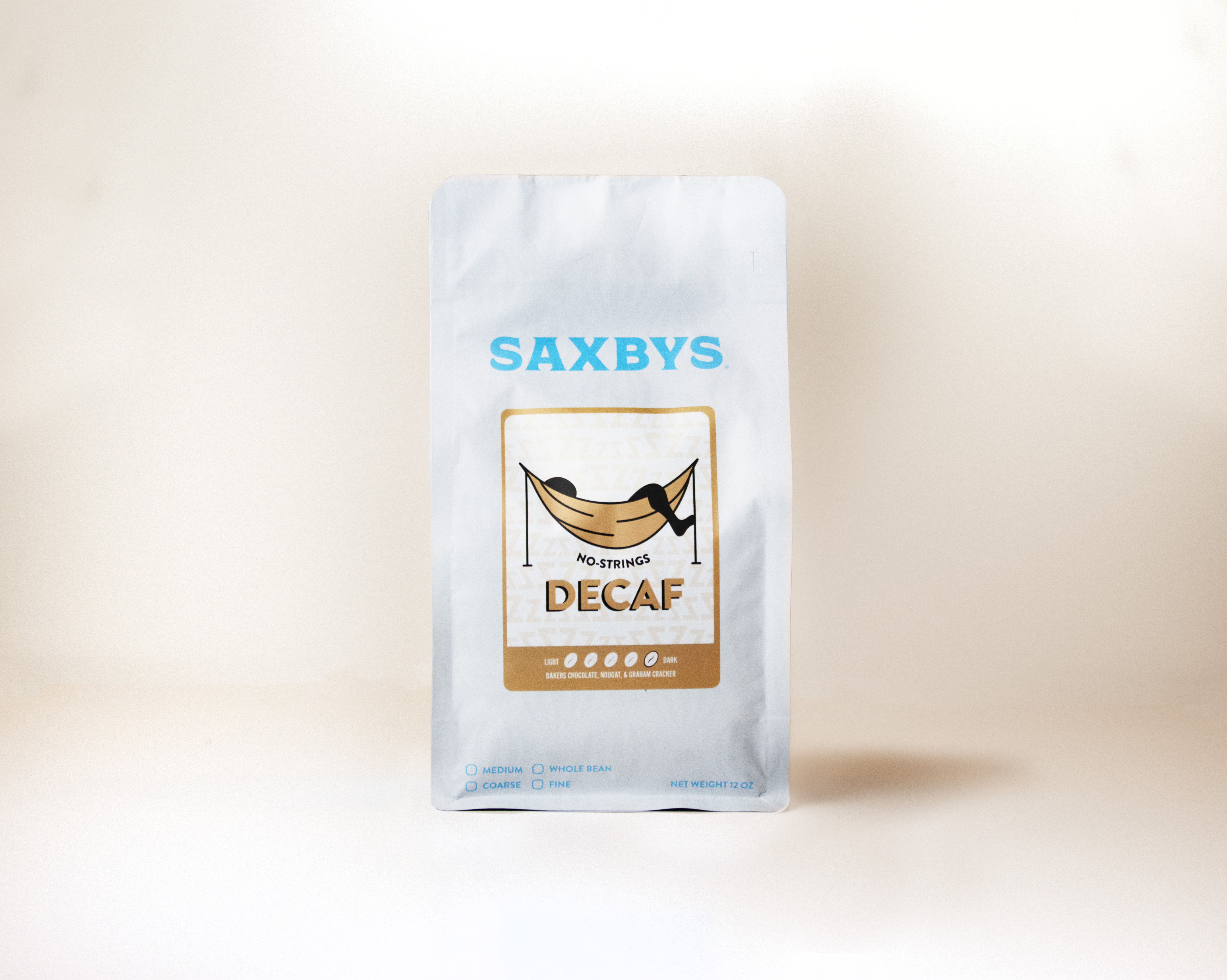 No Strings® Decaf | Saxbys | For Students, By Students with a