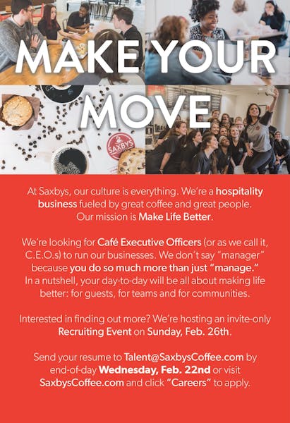 Make Your Move Saxbys A Certified B Corp with a Mission to Make