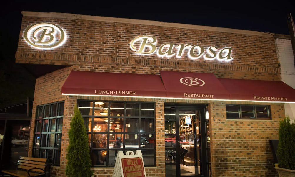 Contact Barosa Italian Restaurant with Outdoor Dining and Indoor