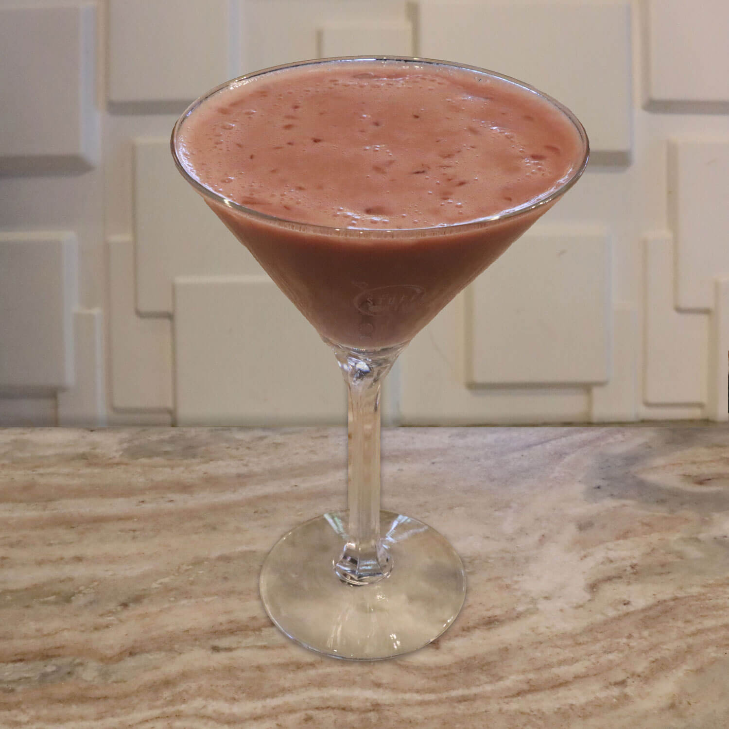 Cake Vodka, Chocolate Liqueur, Raspberry Schnapps, and Chocolate Syrup