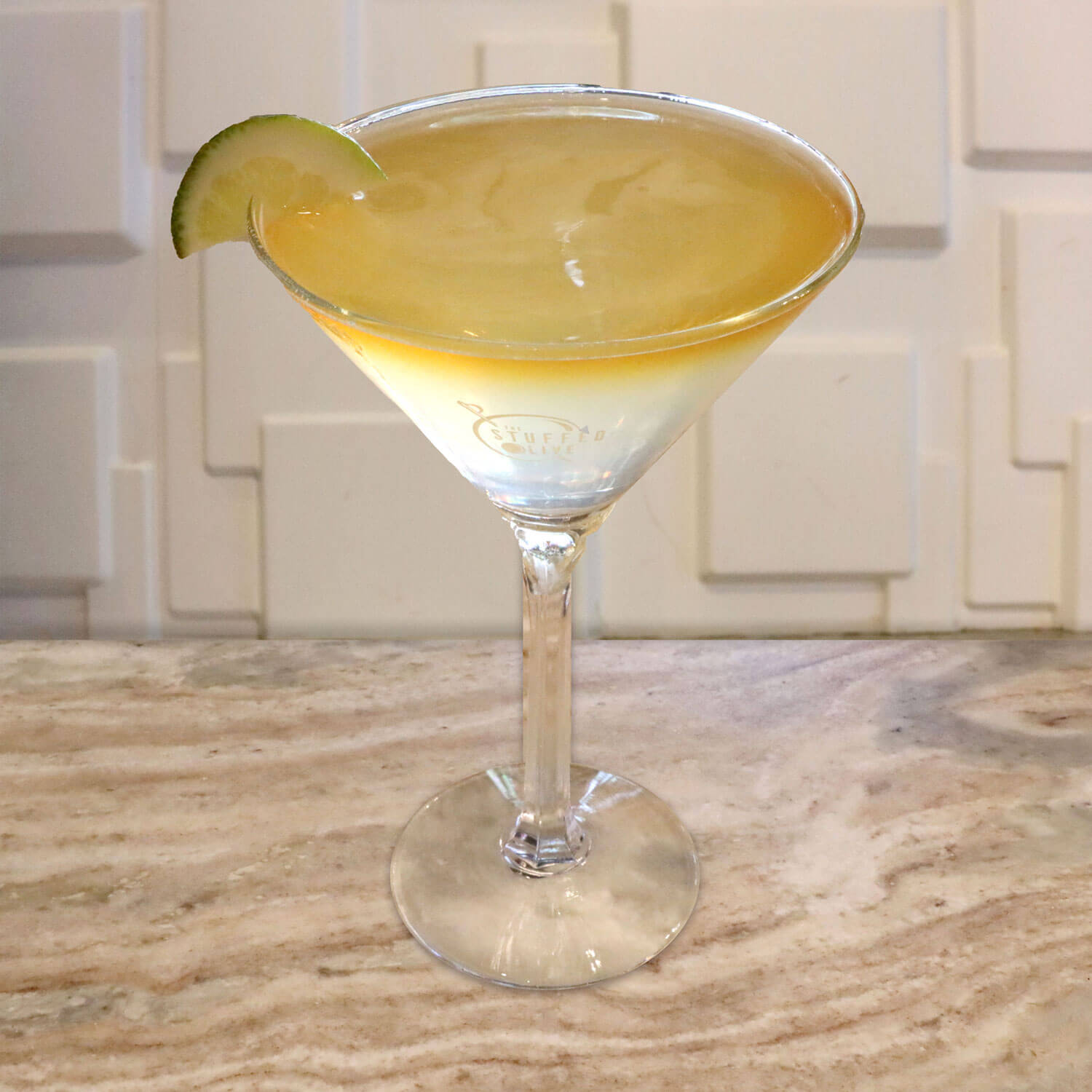 Bacardí Rum, Triple Sec, Orgeat, Lime Juice, Dark Rum Float. Garnished With a Lime