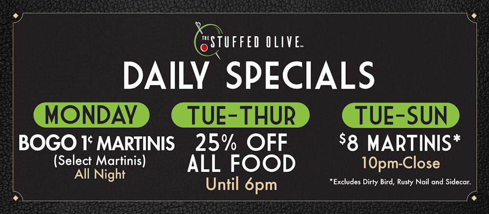 2025 Daily Specials