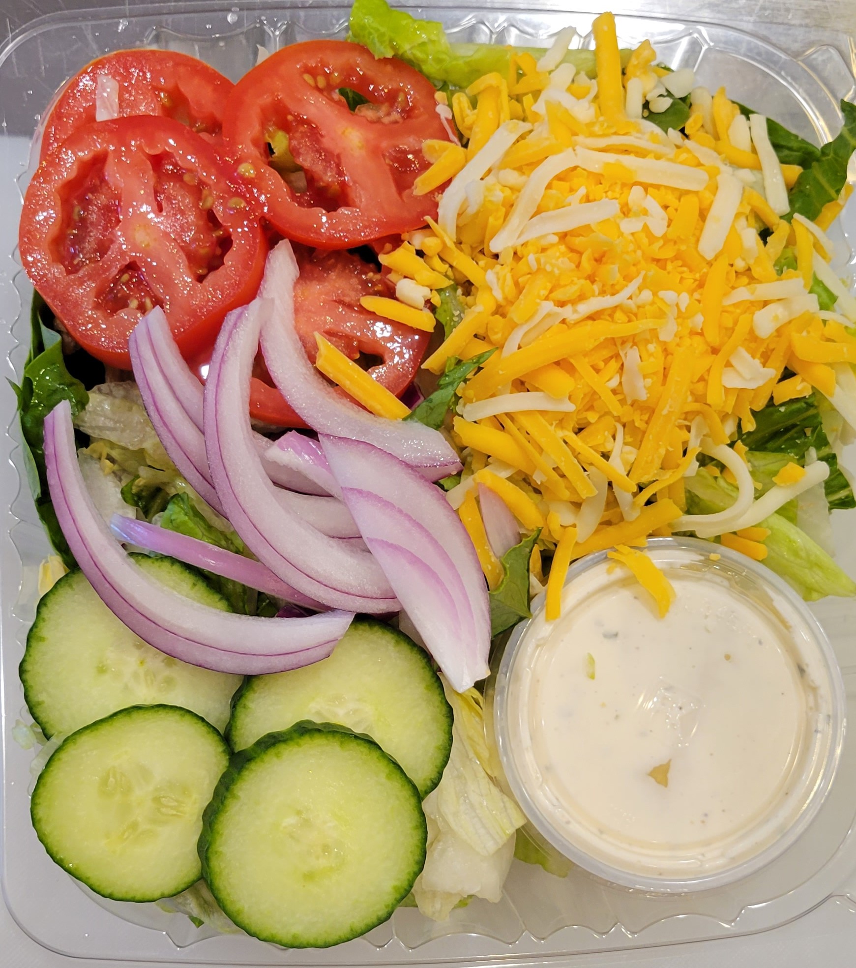 a plate of food