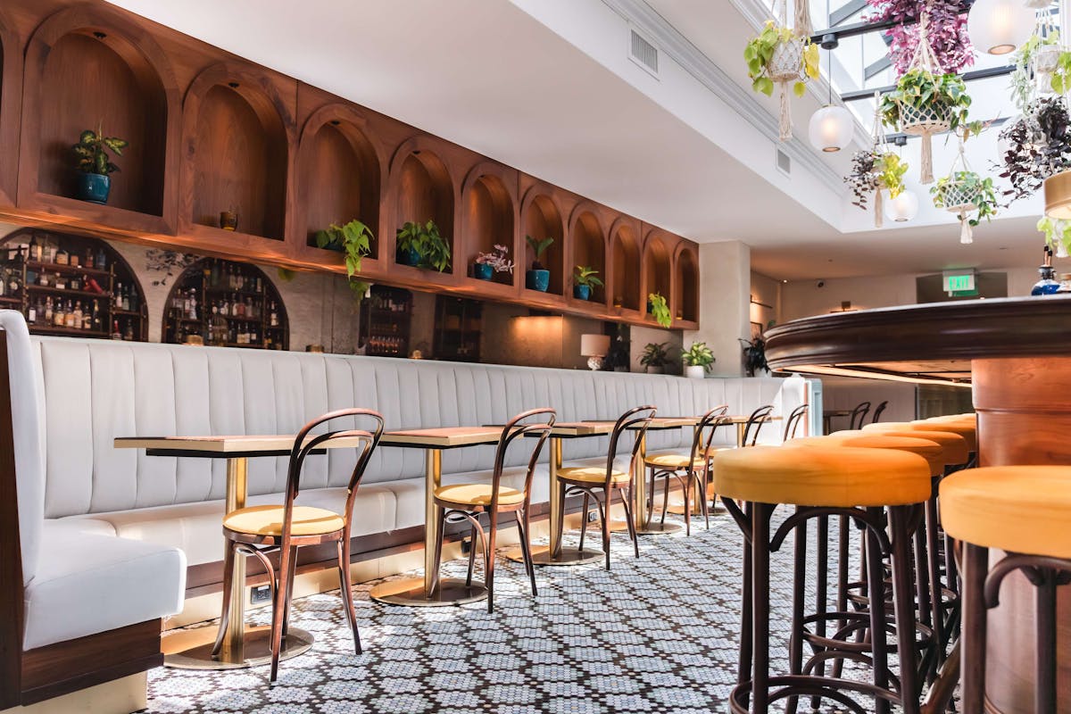 a wooden bar decoration