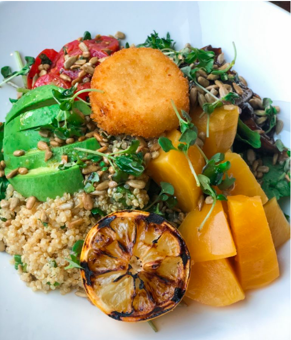 a plate of food