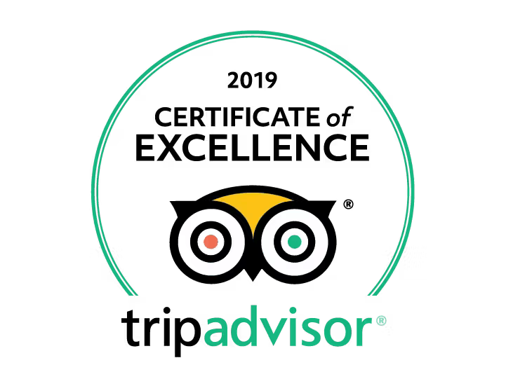cert of excellence - trip advisor