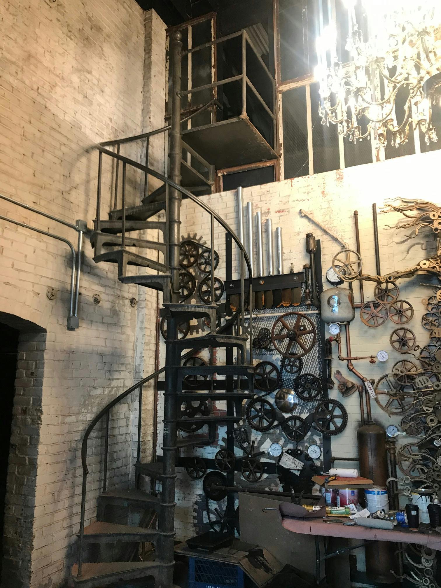 circular-form stairs