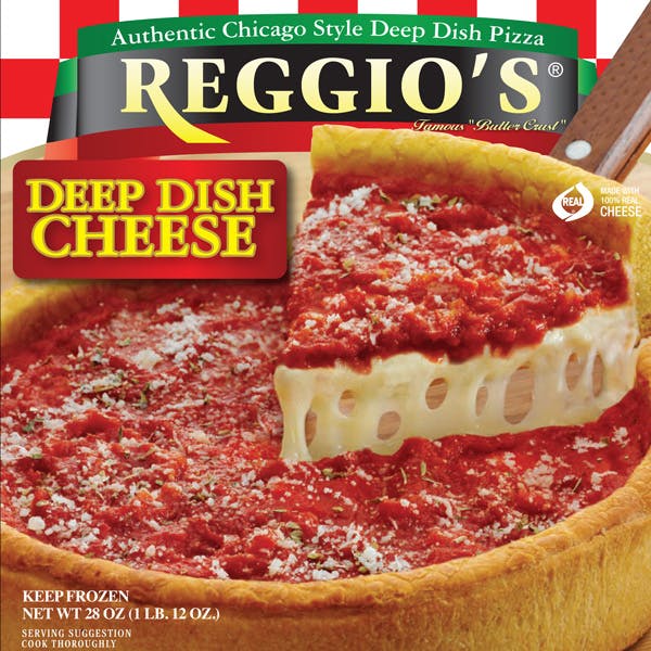 Cheese Reggio's Pizza Home of The Famous "Butter Crust Pizza" in