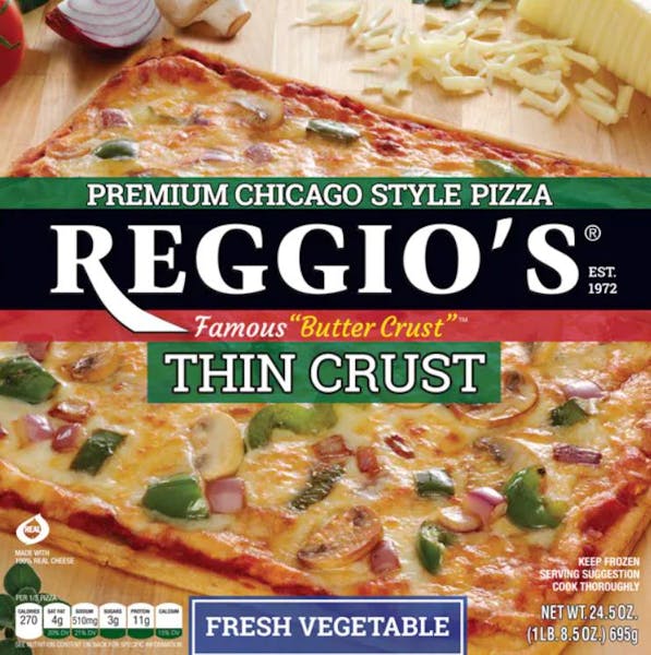 Fresh Vegetable Reggio's Pizza Home of The Famous "Butter Crust