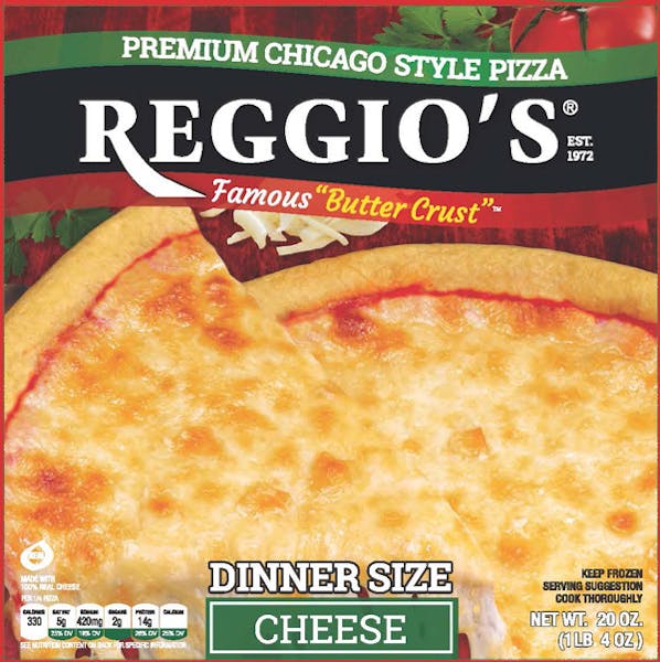 Cheese Reggio's Pizza Home of The Famous "Butter Crust Pizza" in