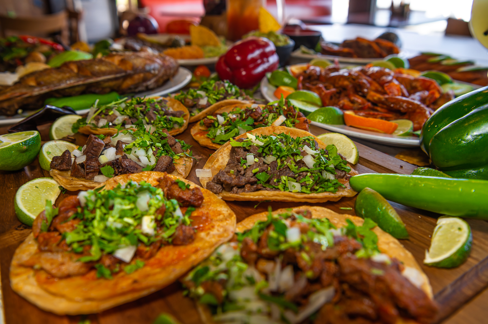 a table topped with different types of food