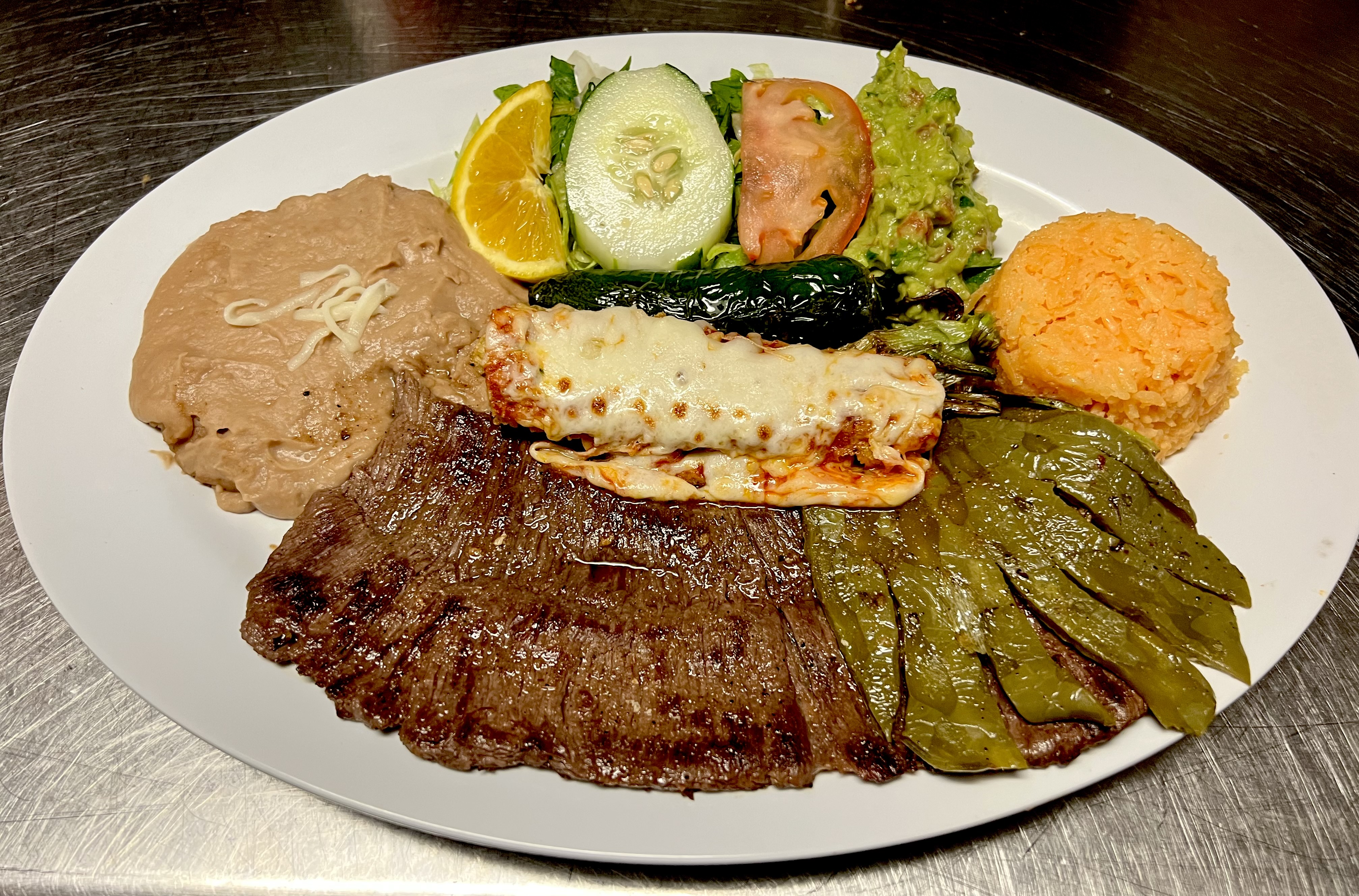 a plate of food