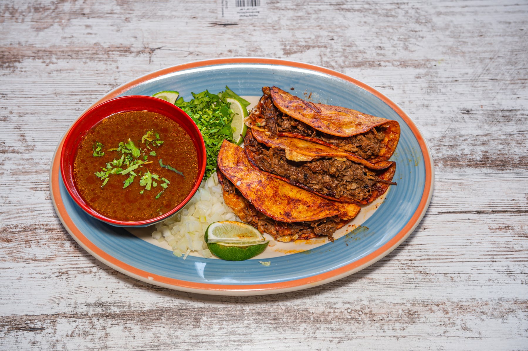 a plate of food