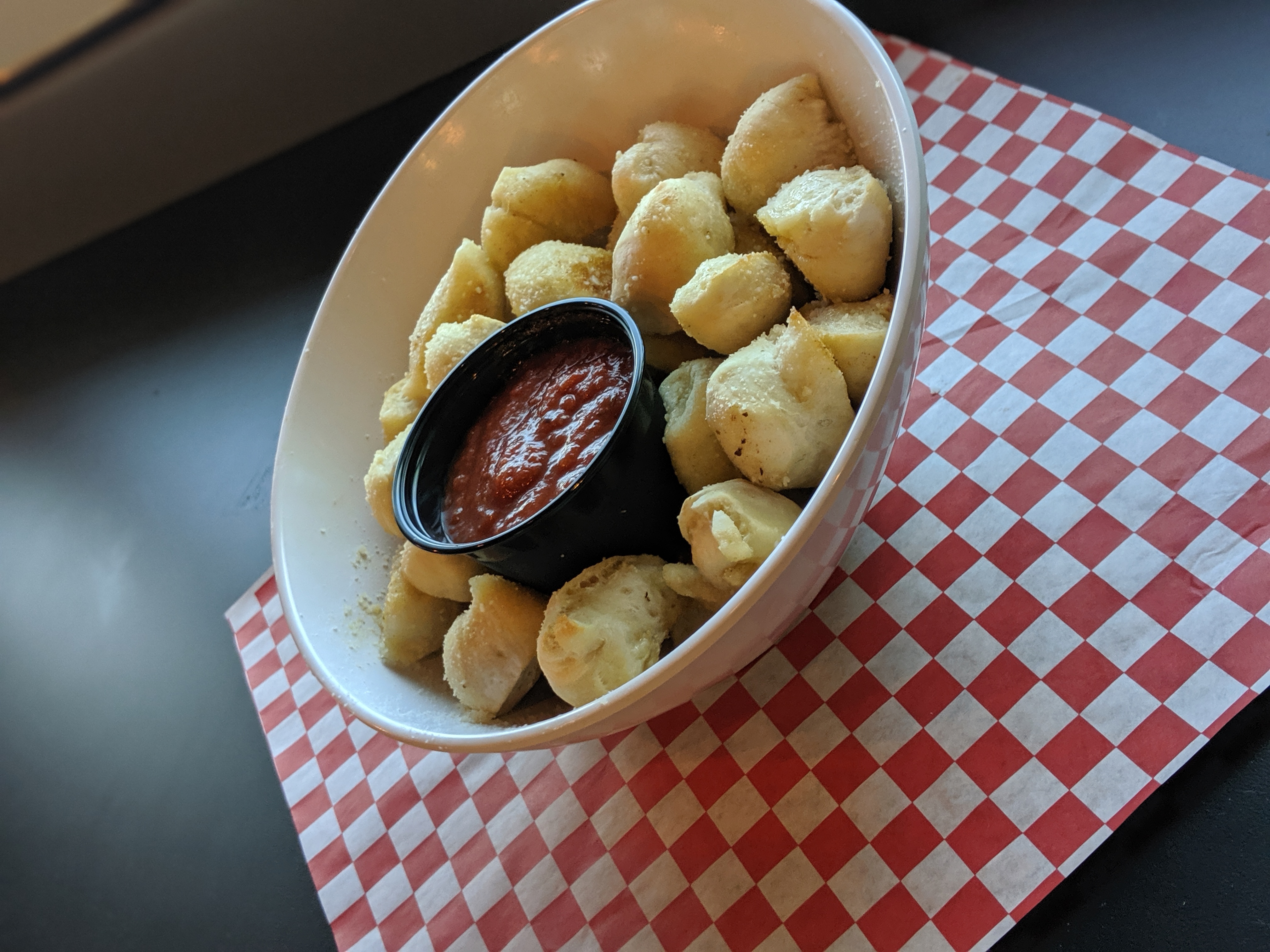 a bowl of food on a plate