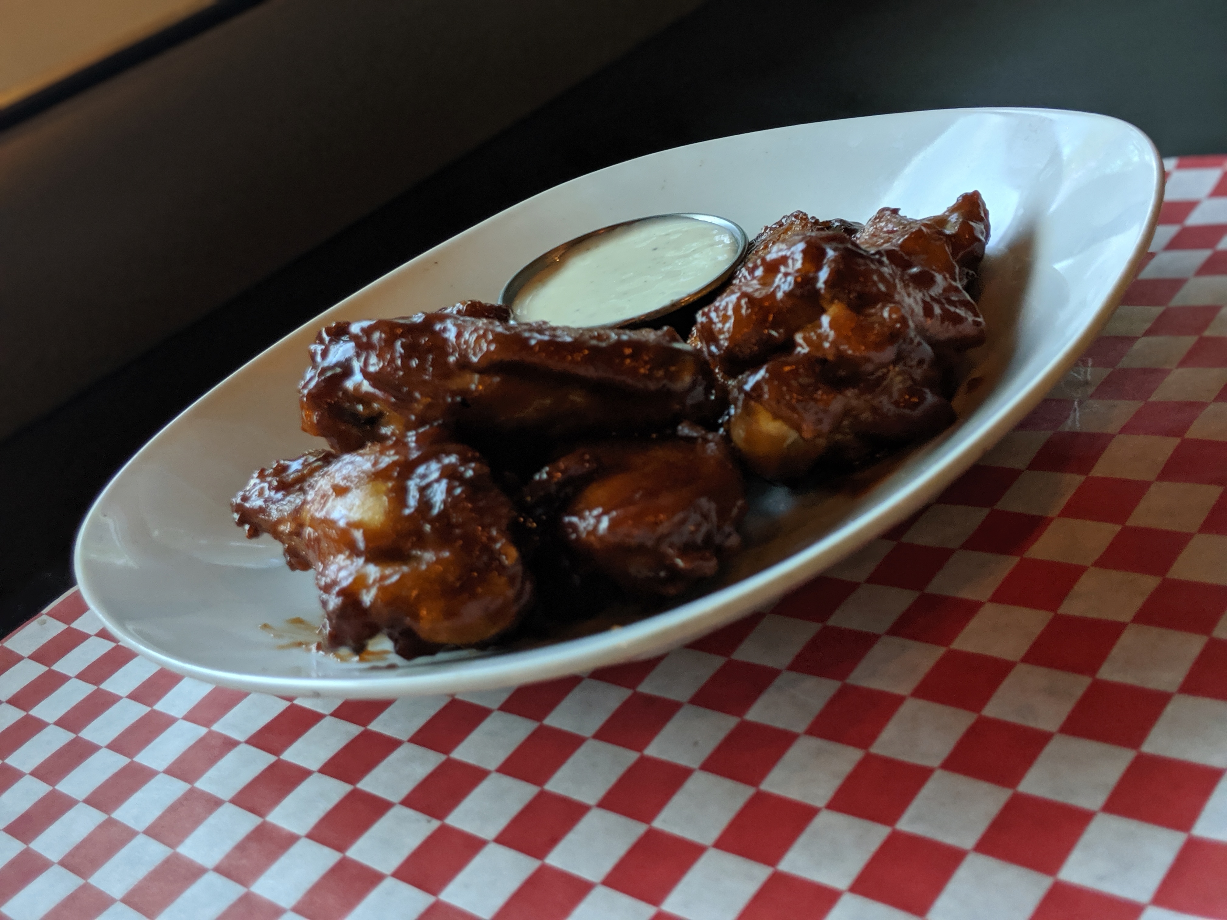 a plate of food on a table