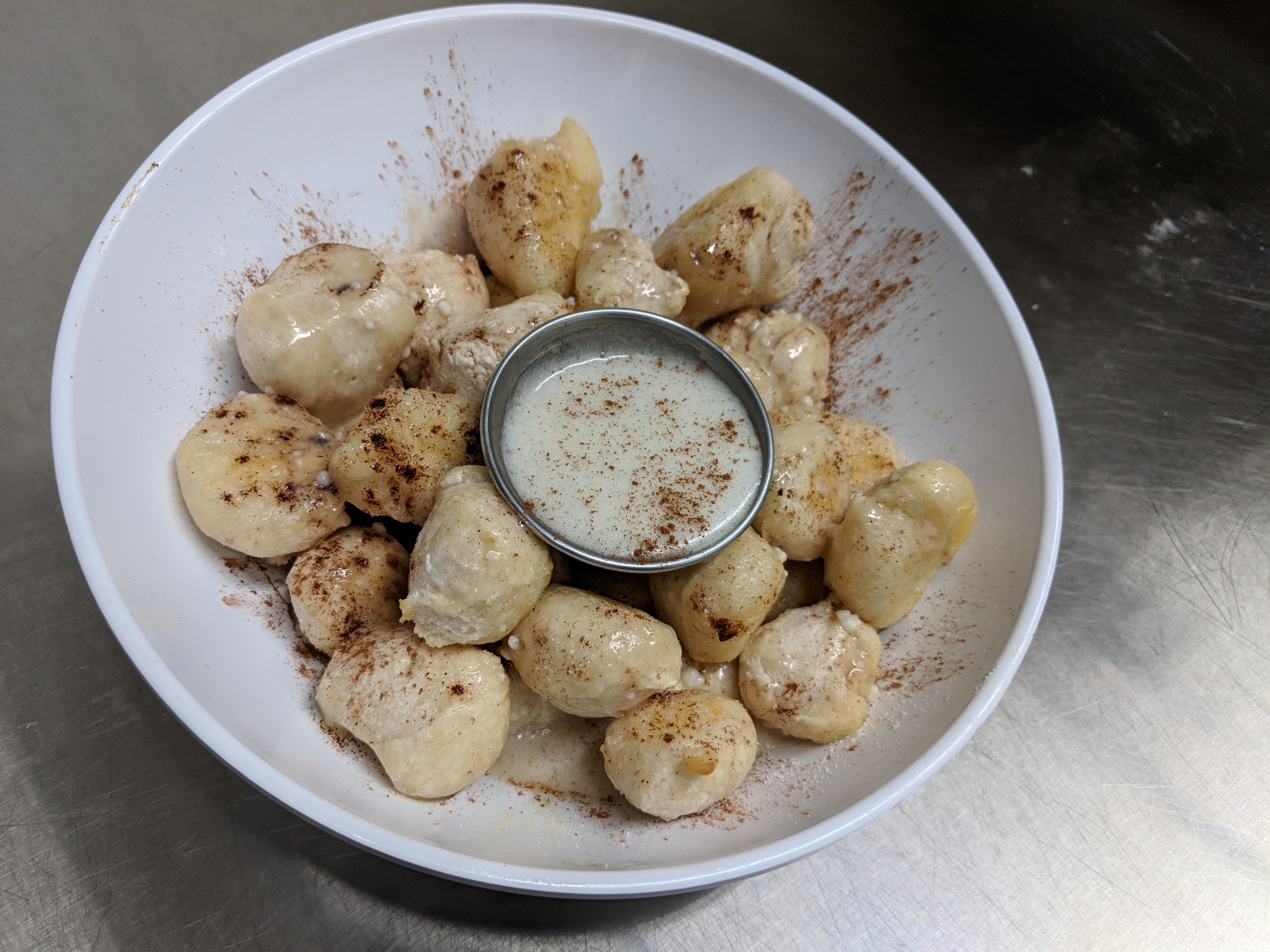 a bowl of food on a plate