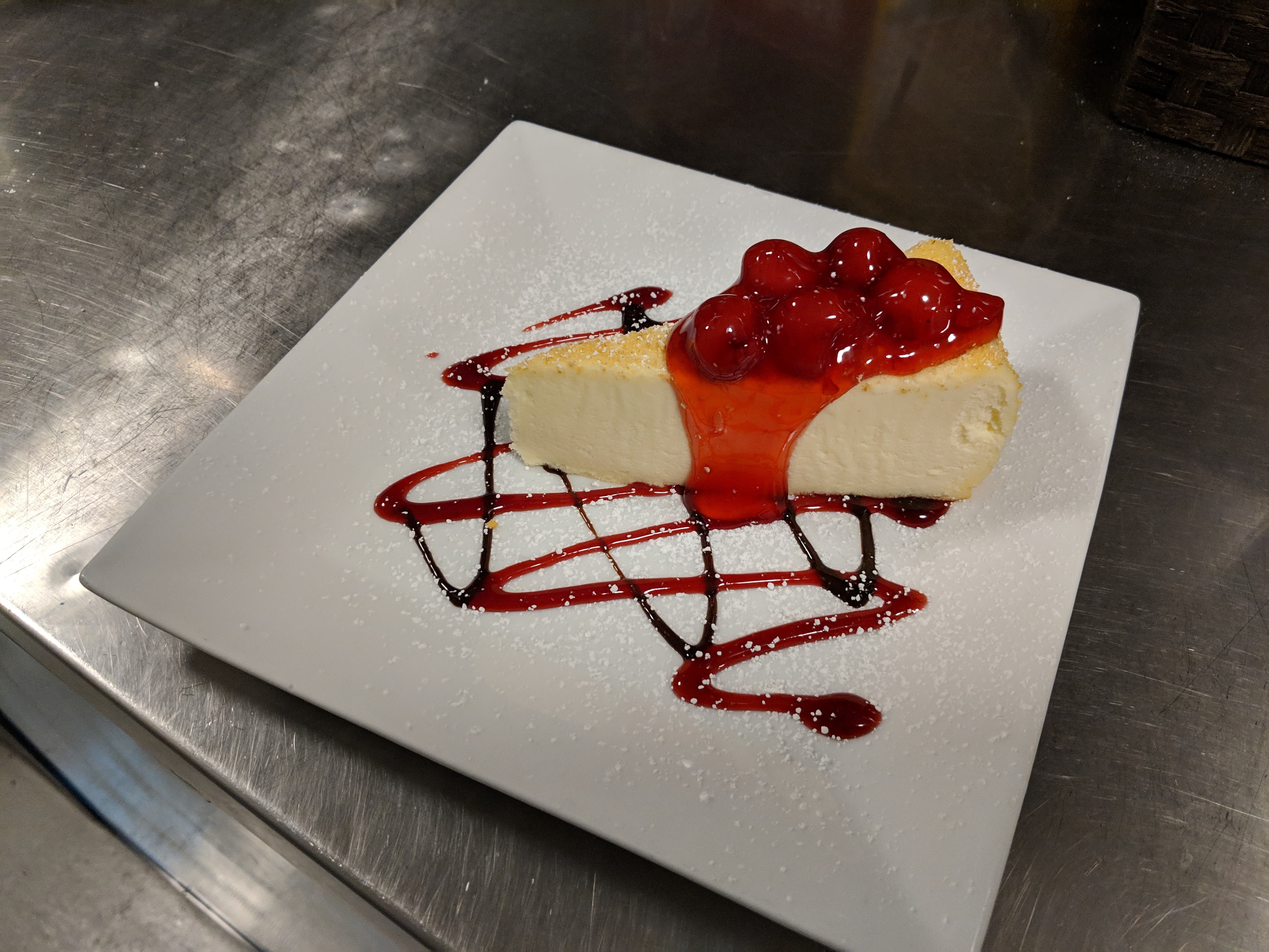 a piece of cake on a table