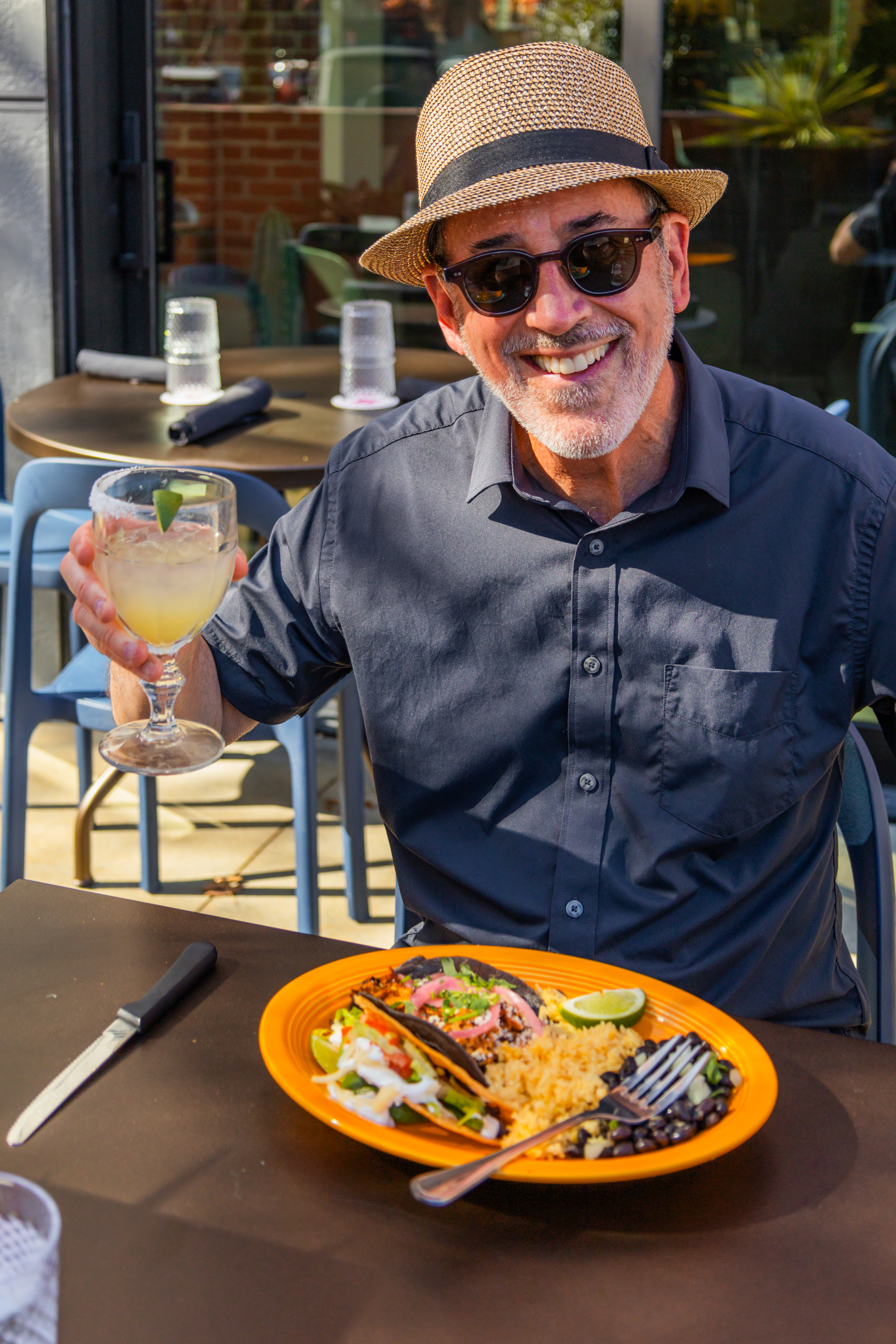 a close up of a person