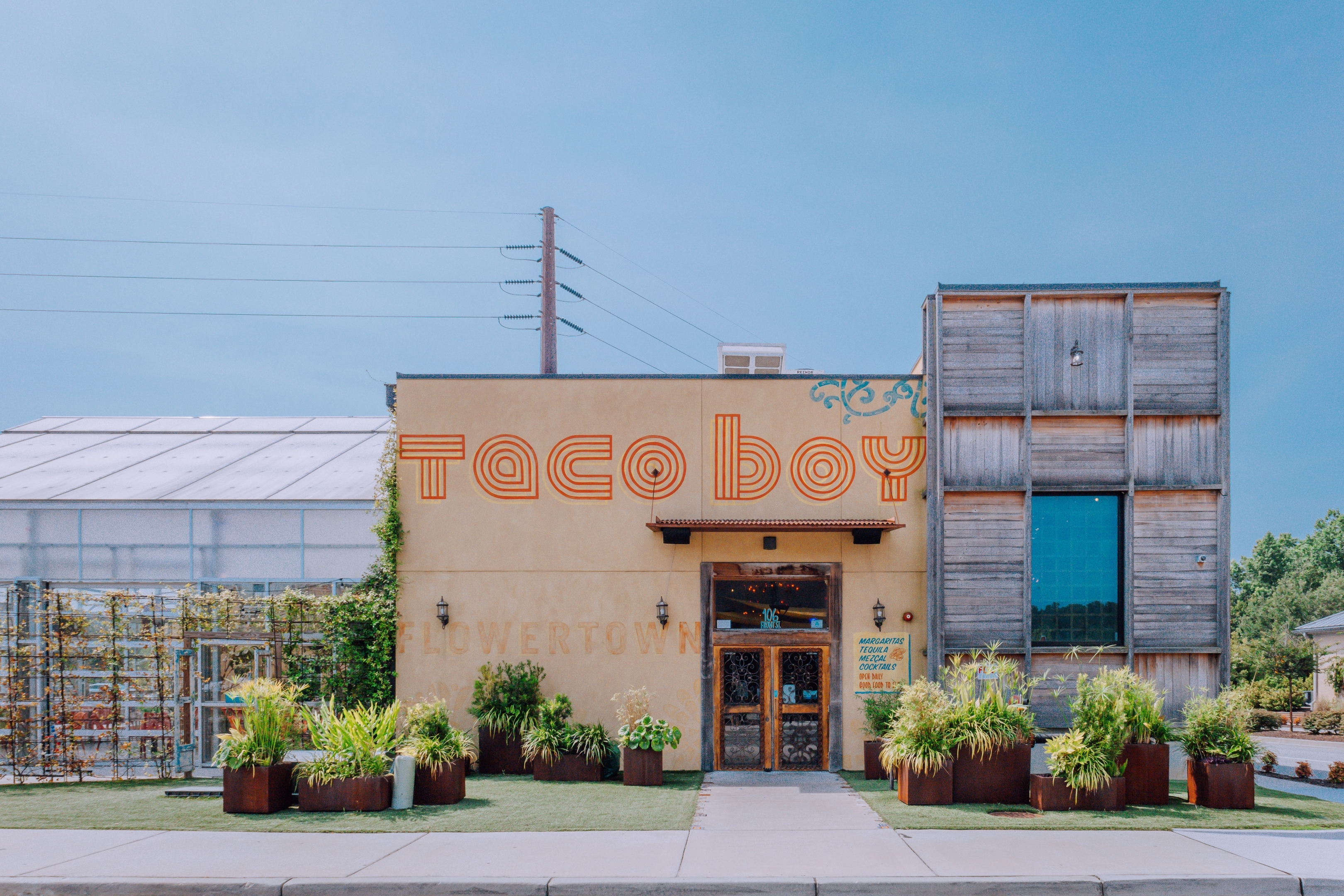 a close up of a building