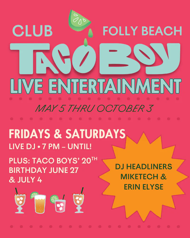 a pink poster with text and images