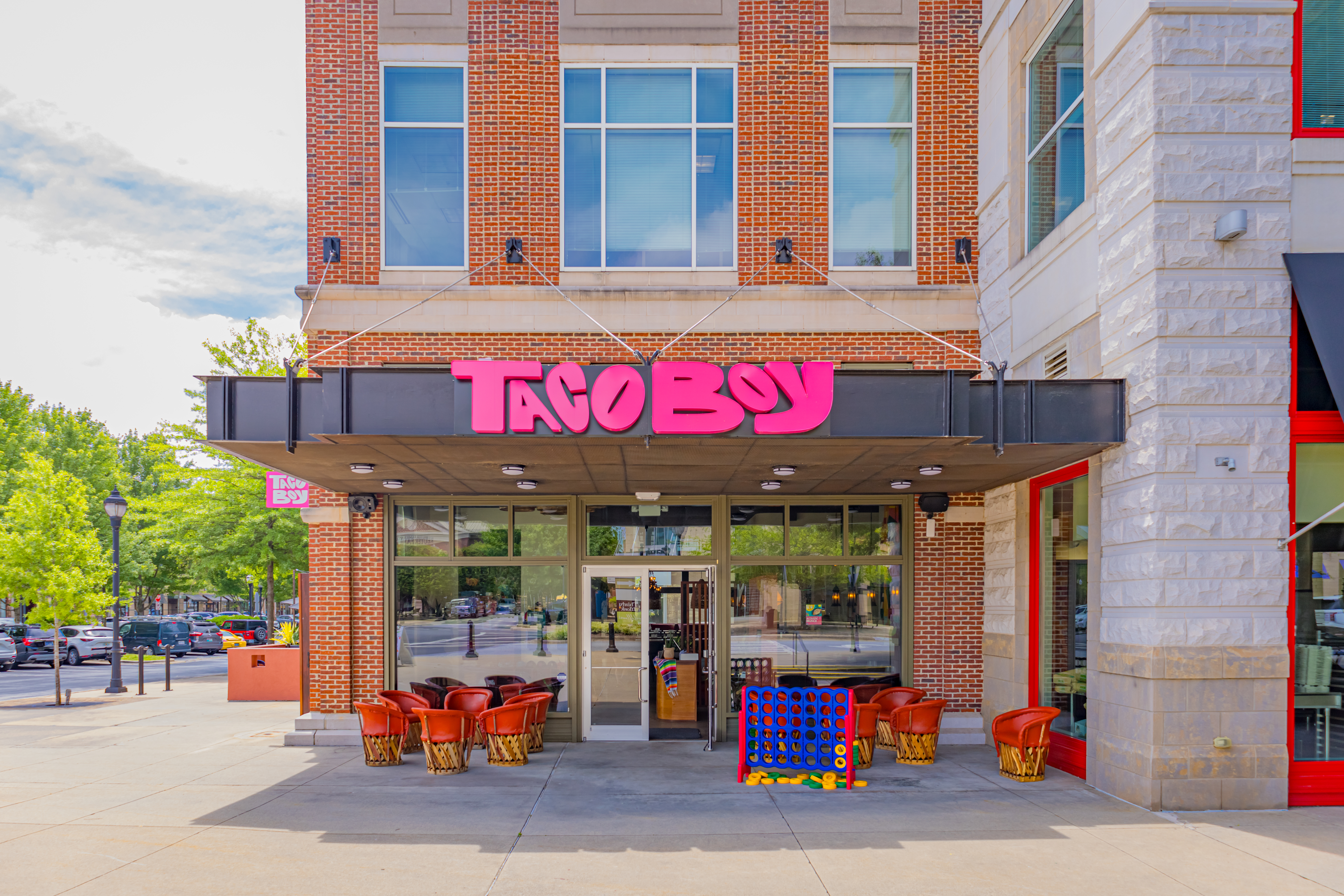 a close up of a building