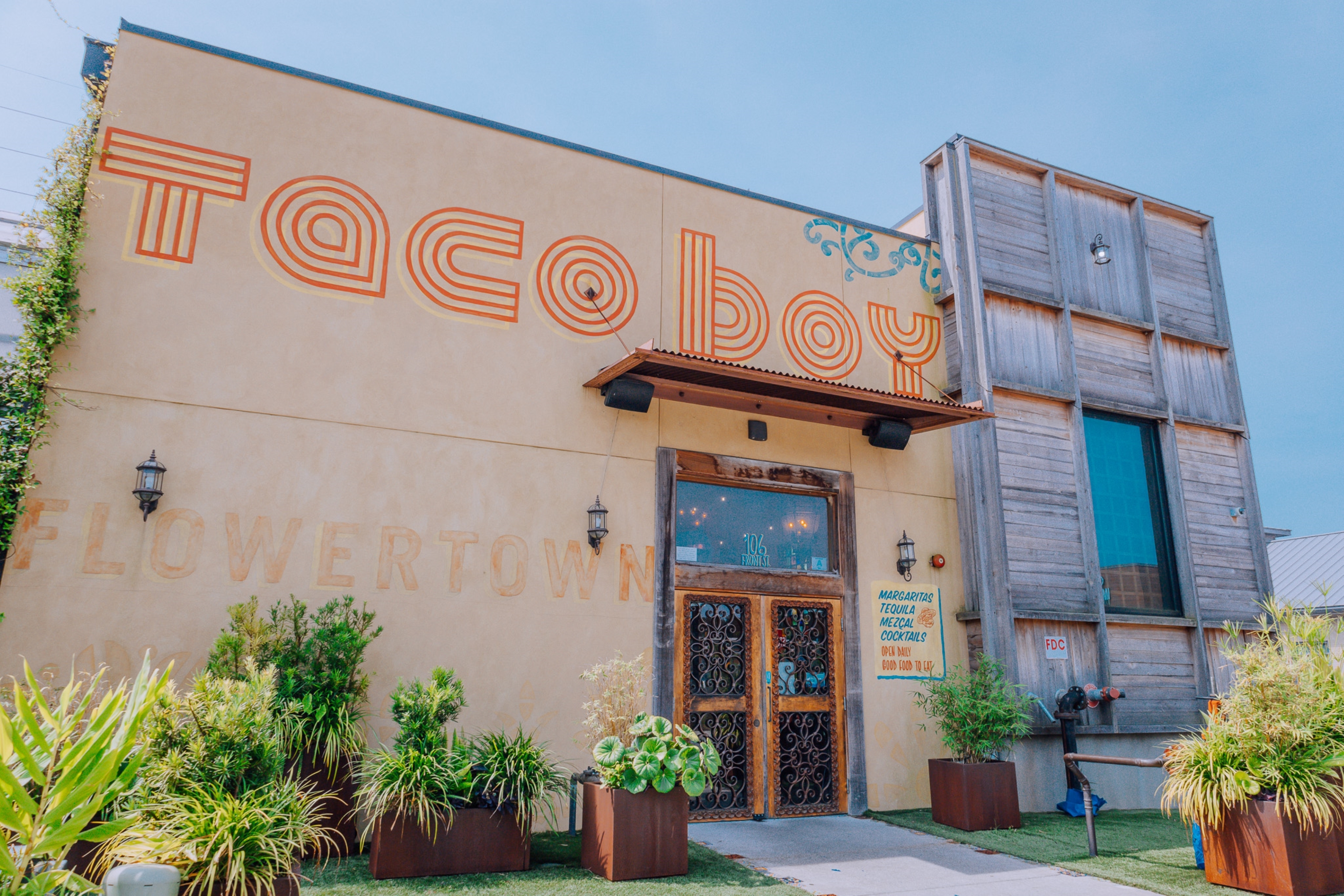 a close up of a building