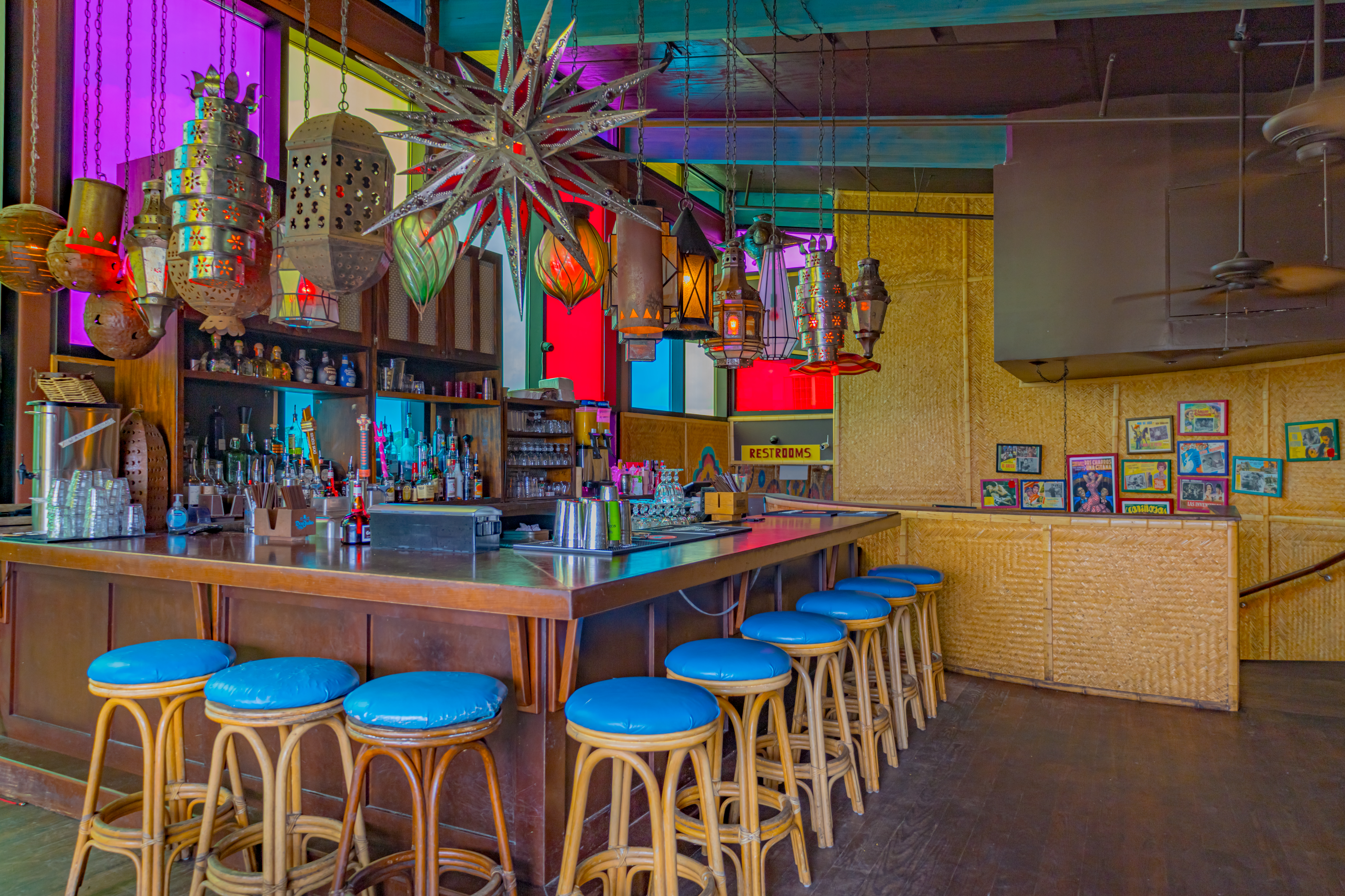 a group of people in a room