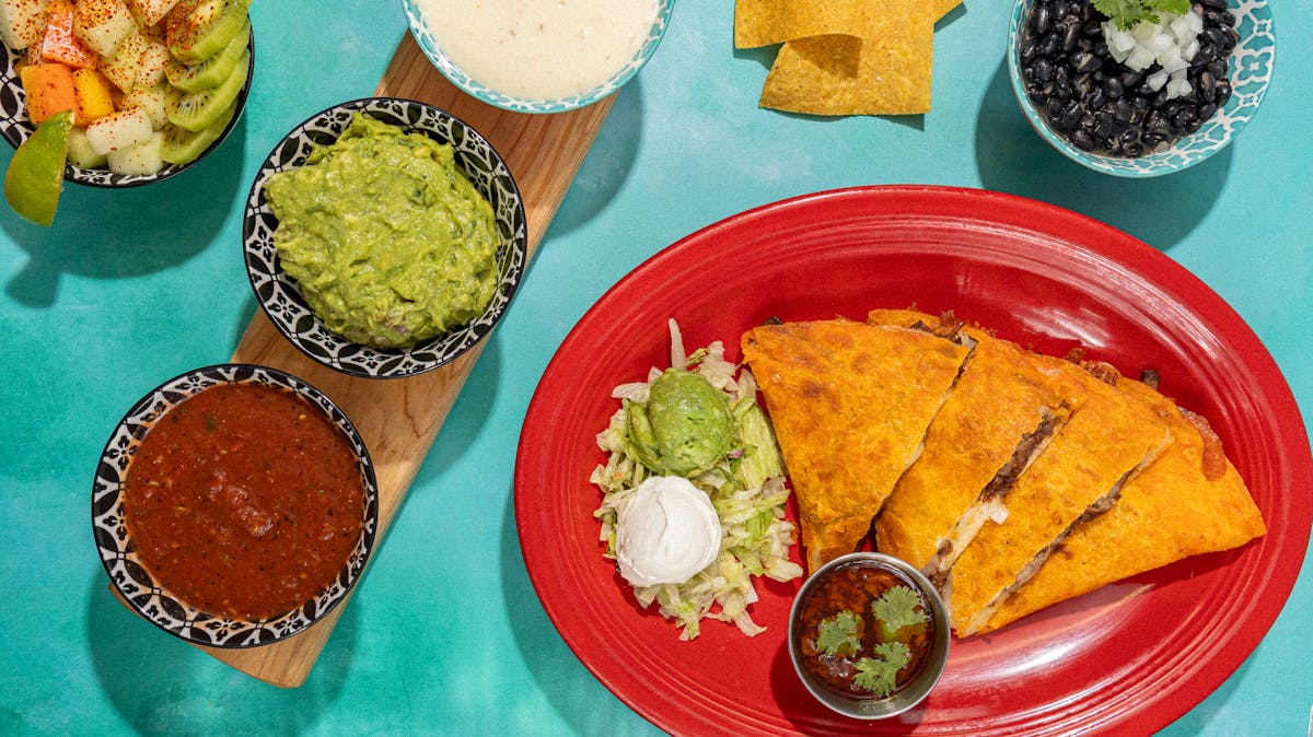 a close up of food