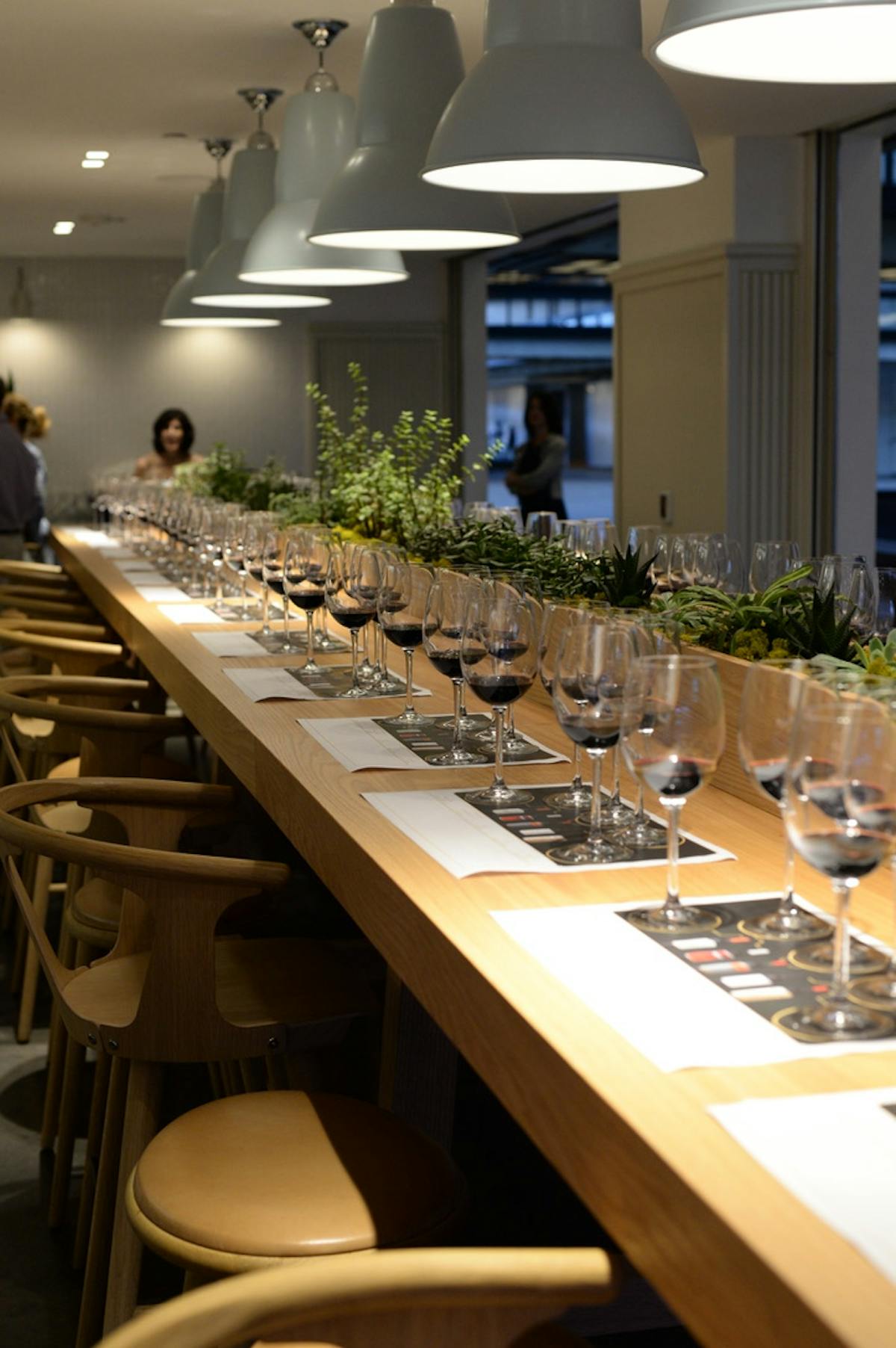 a dining room table