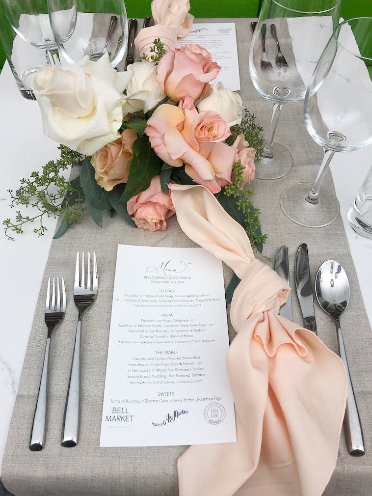a vase of flowers on a table
