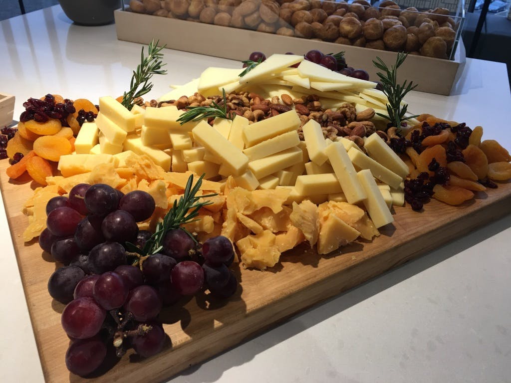 a plate of food on a table