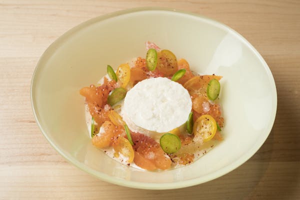 queso fresco with clementines