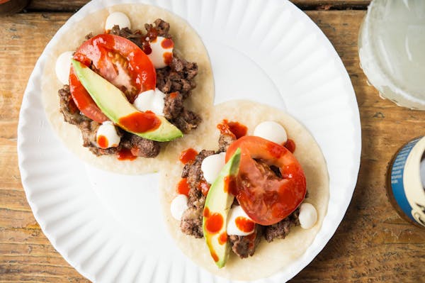 cheeseburger tacos