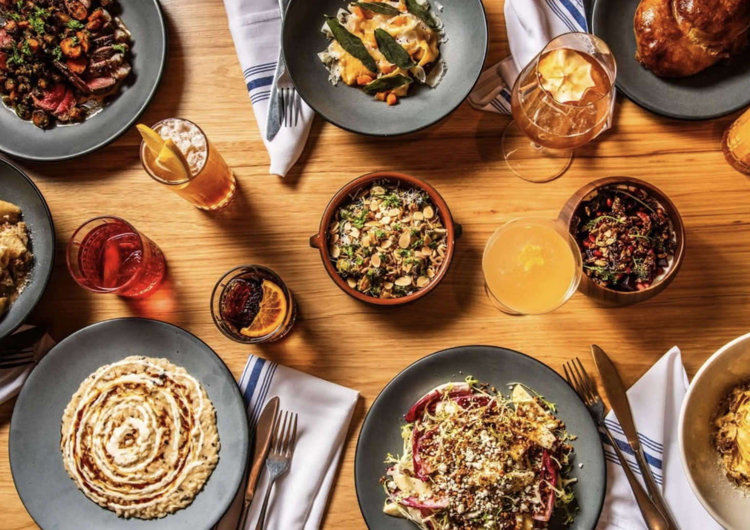 a bowl filled with different types of food on a plate