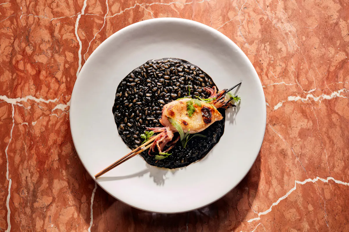 a bowl of food on a plate