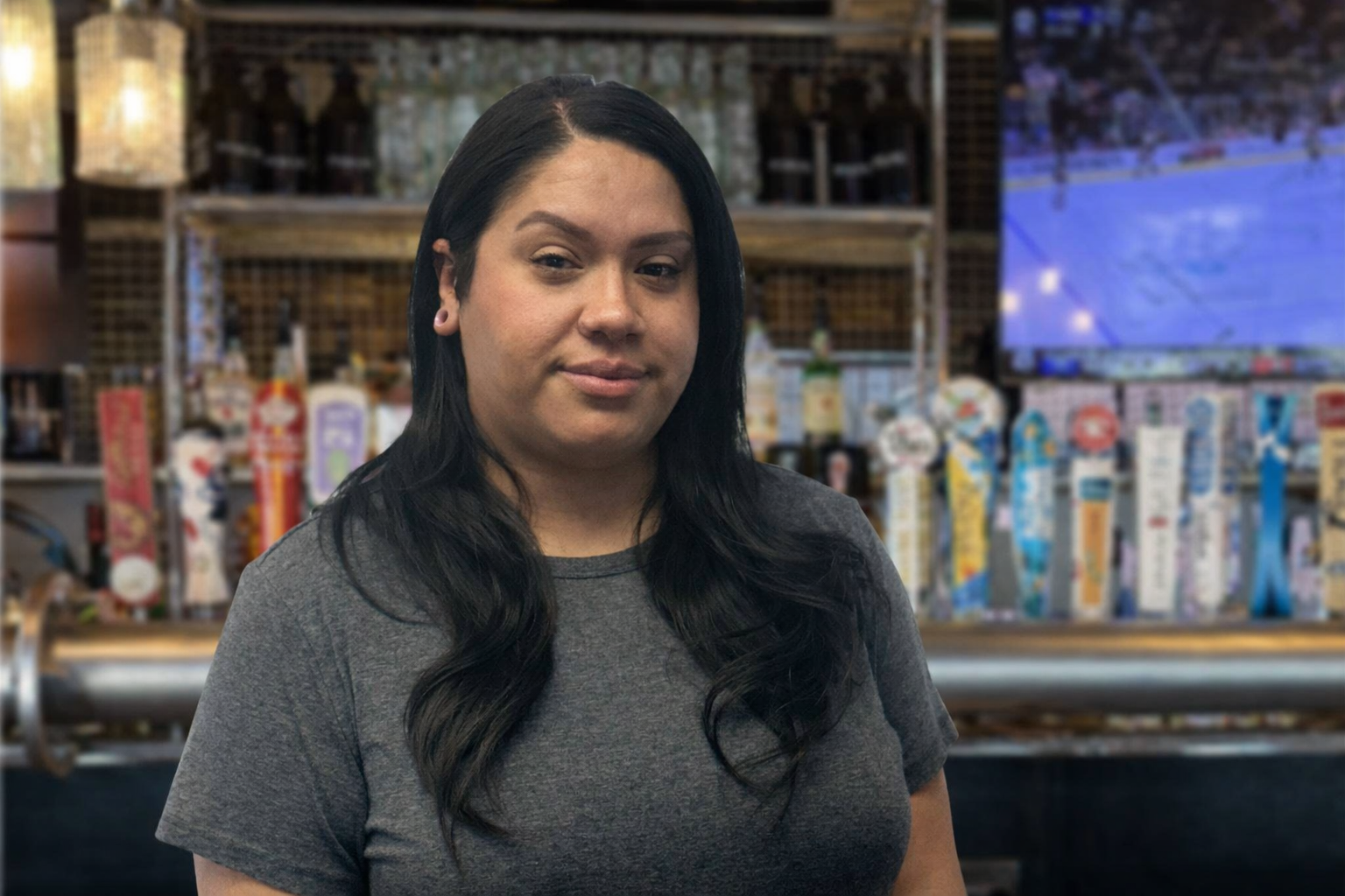 picture of a woman smiling