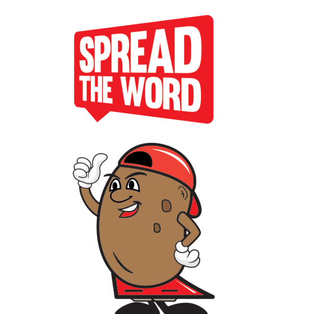 a potato mascot