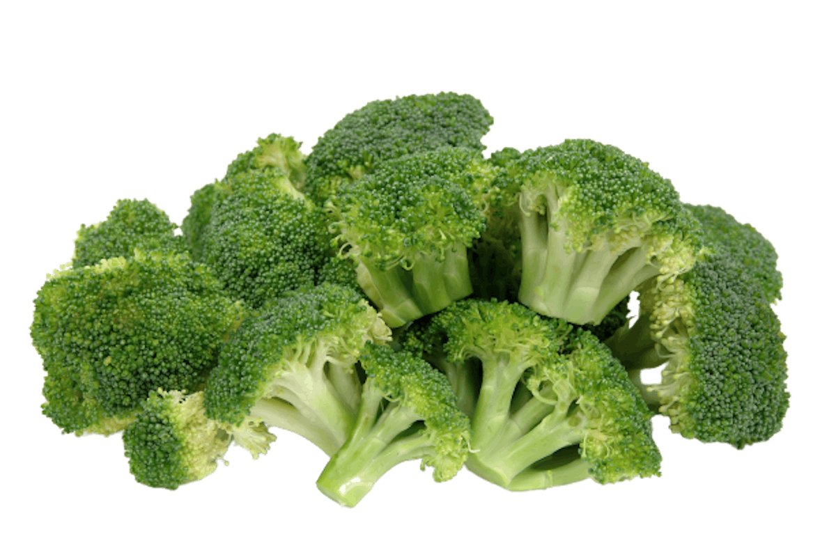 a close up of a broccoli