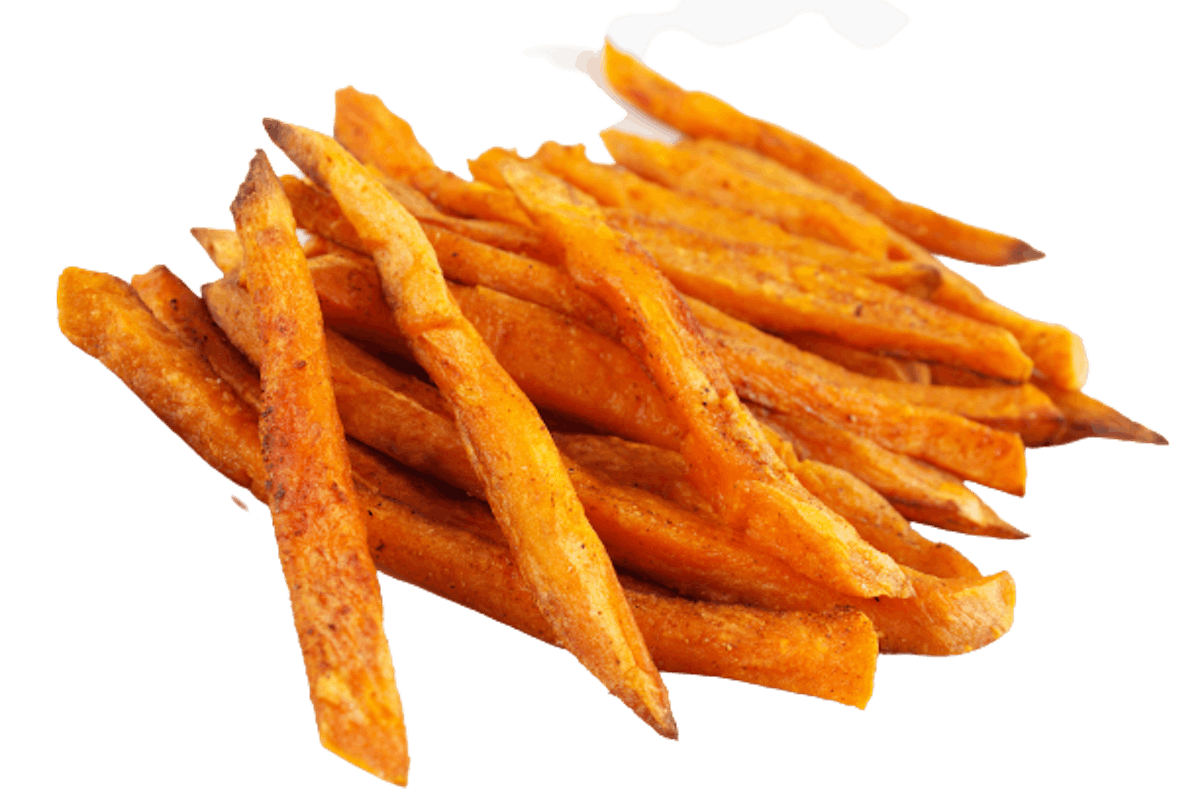 a pile of sweet potato fries
