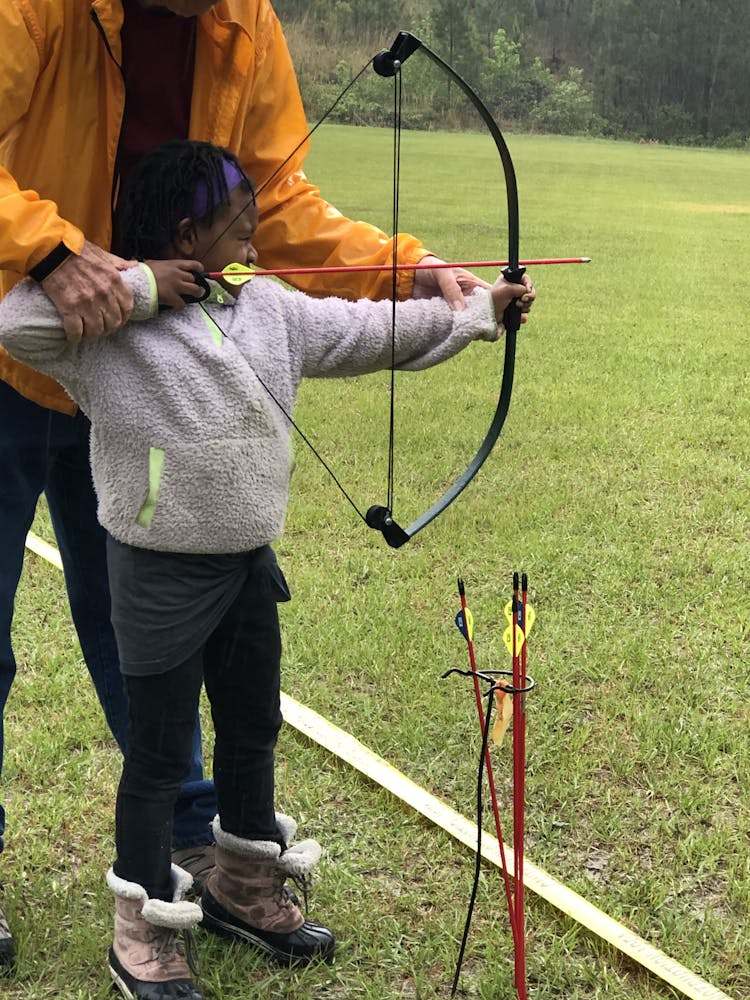 a man holding a kite