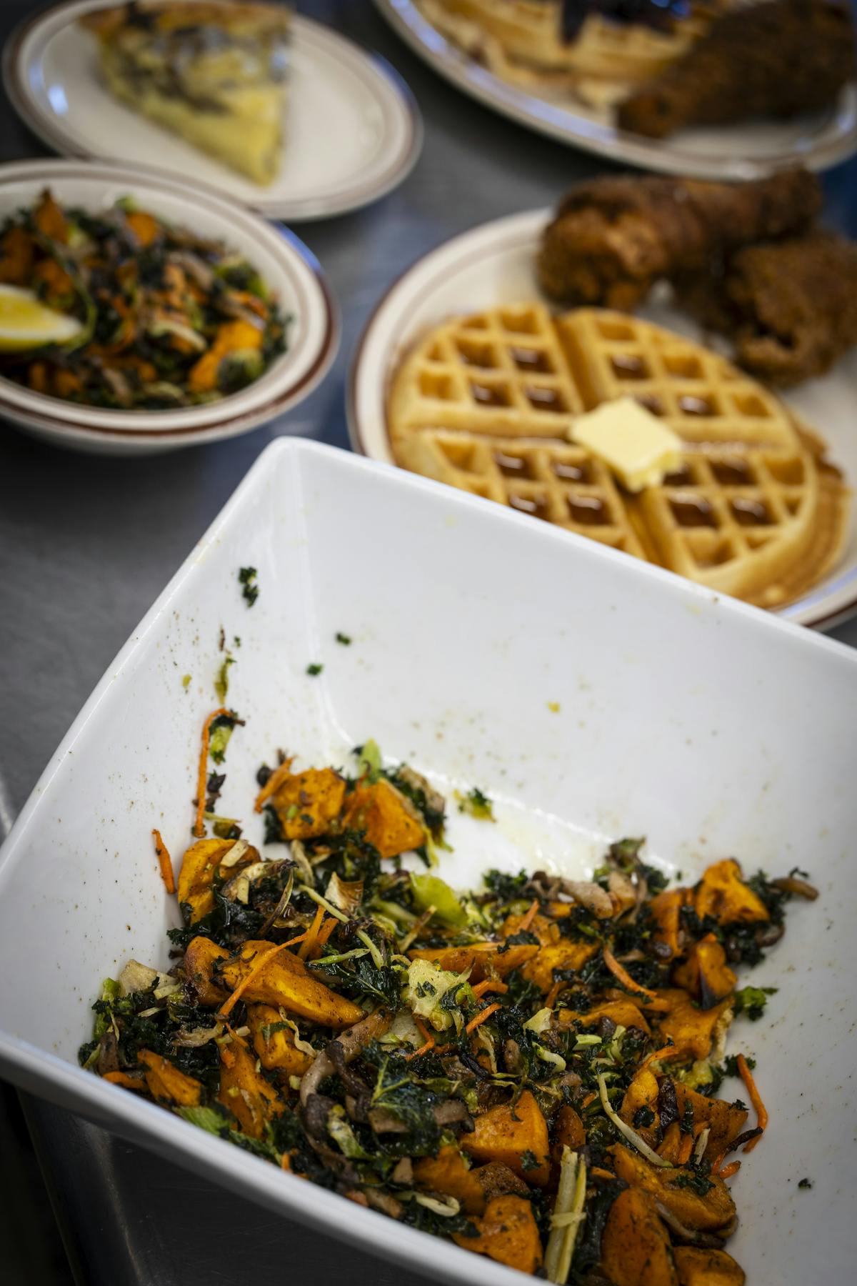 a bowl of food on a plate