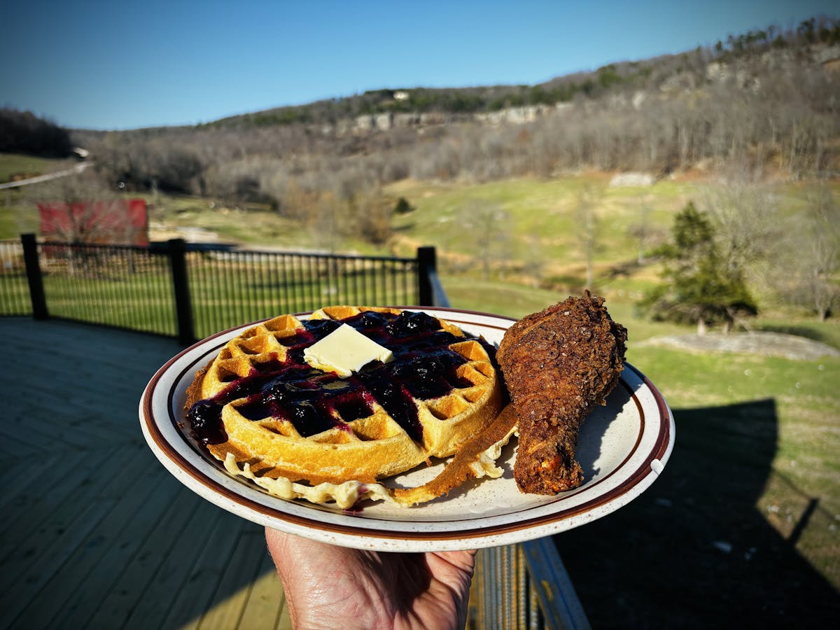 a dessert on a plate