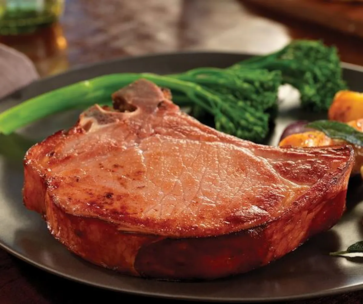 a close up of a plate of food