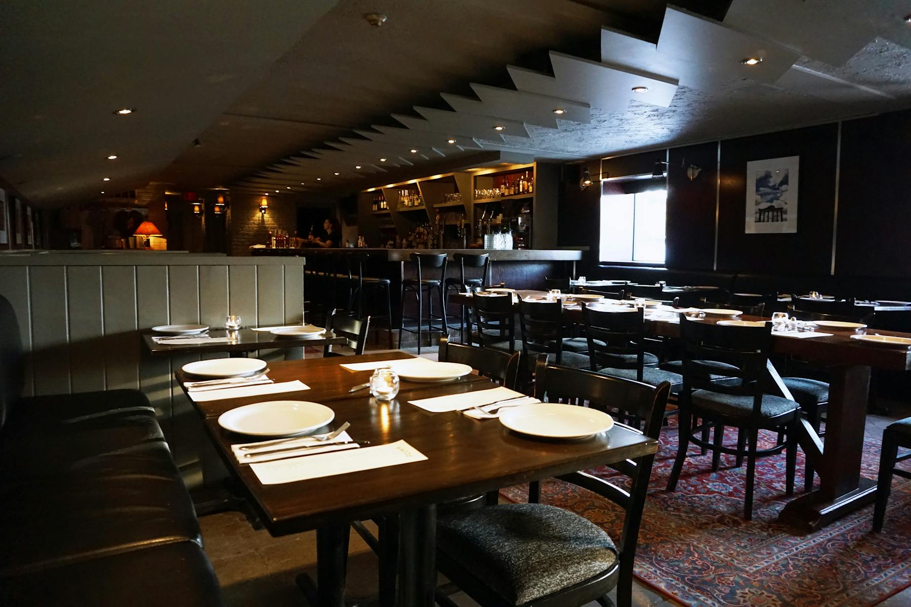a dining room table