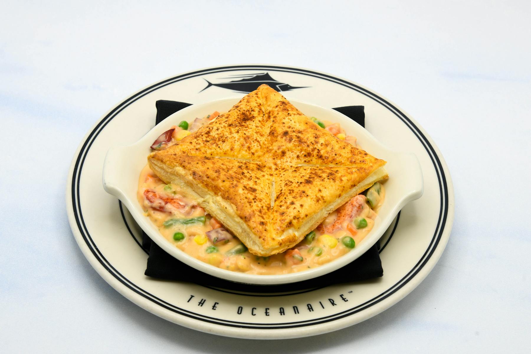 a plate of food on a table